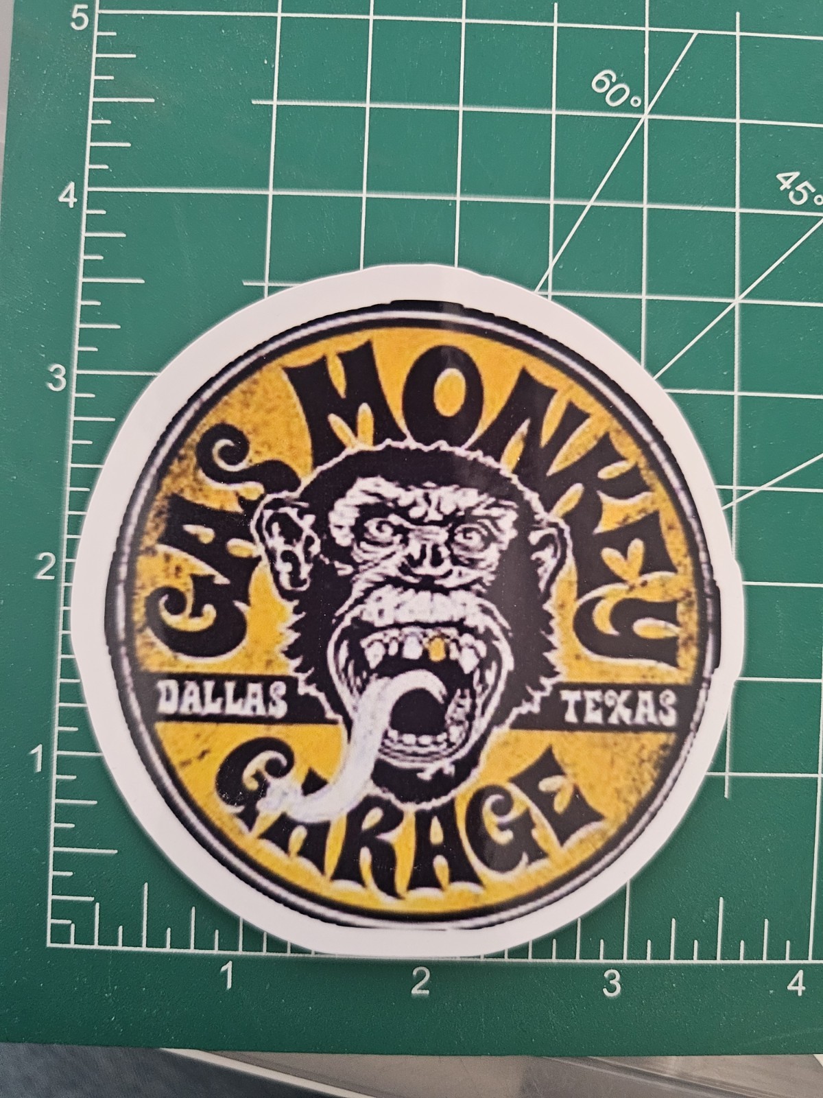 Monkey Garage Sticker
