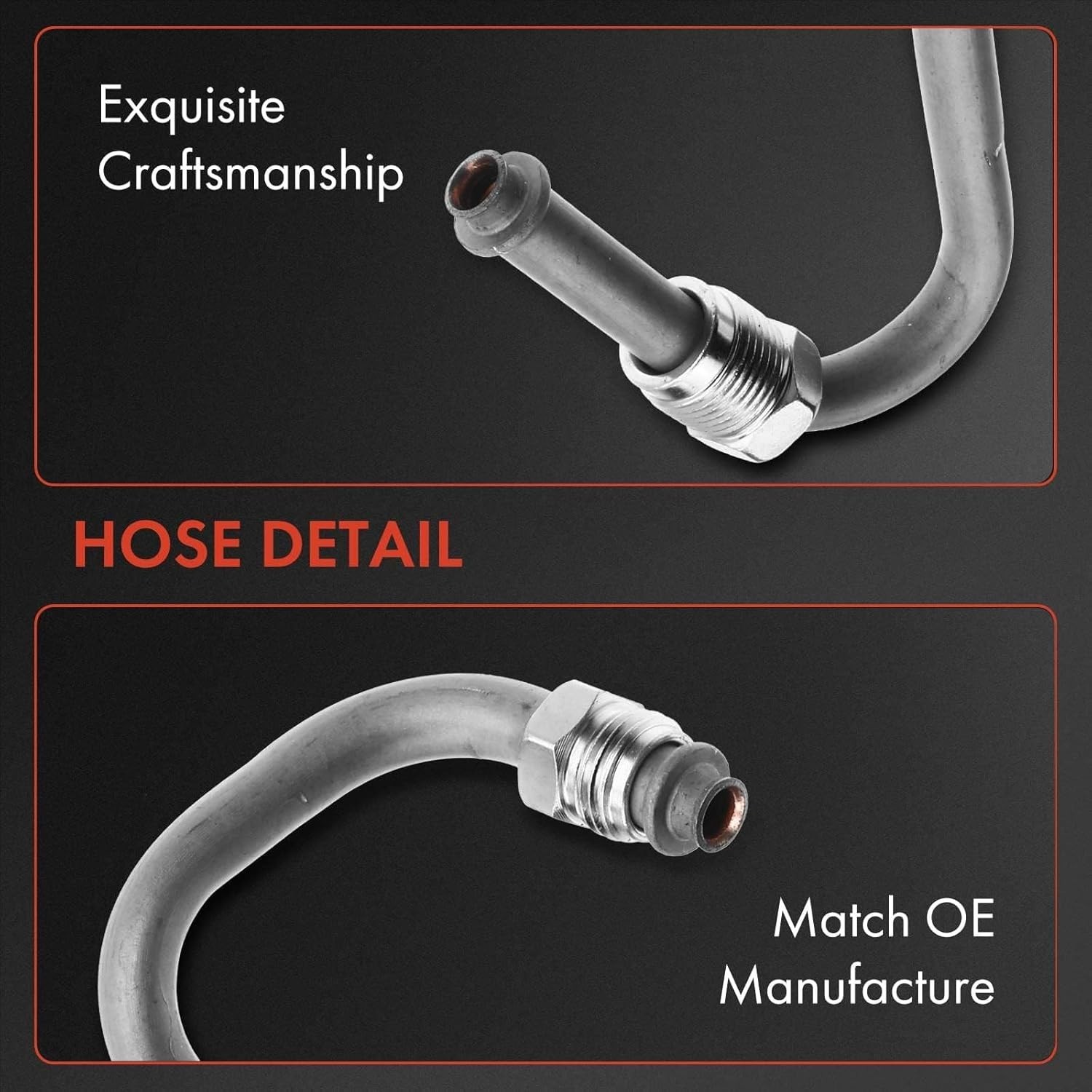 Power Steering Pressure Hose Line Assembly Compatible with GMC, Chevrolet, Cadil