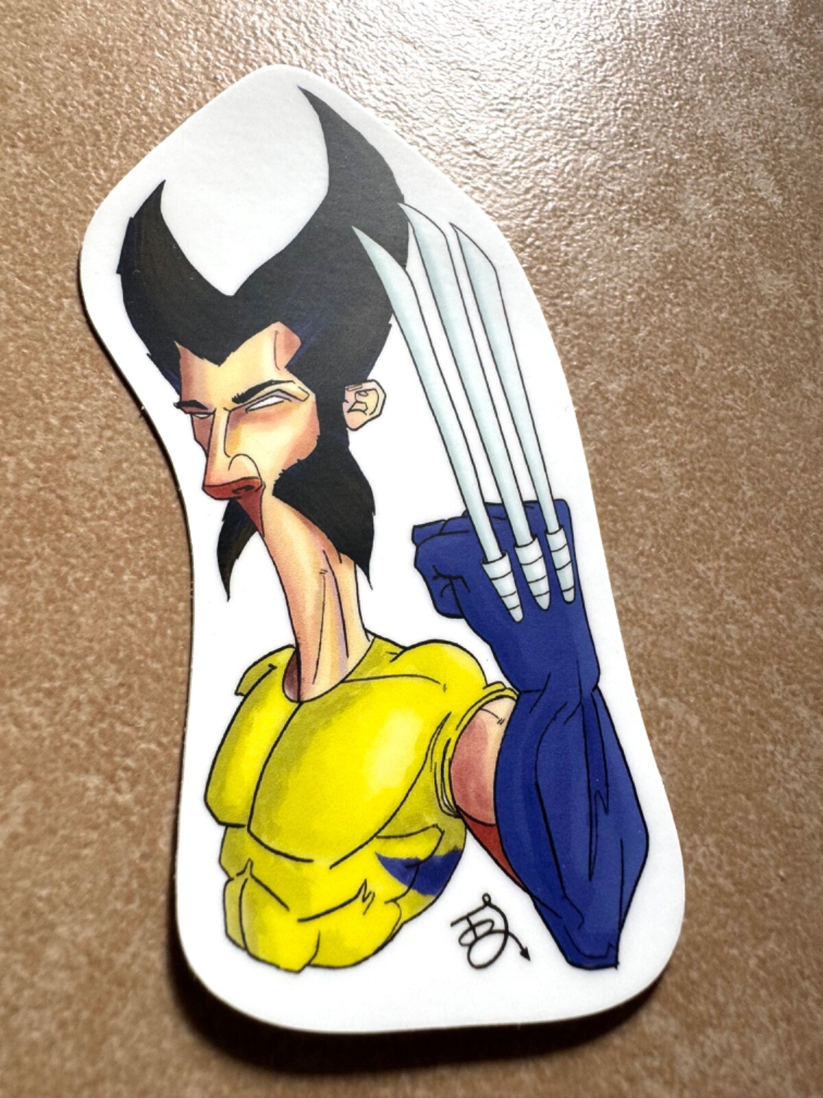 Wolverine Vinyl Sticker 4” Artist Johnny Larson X23 Weapon Xmen Marvel MCU Logan