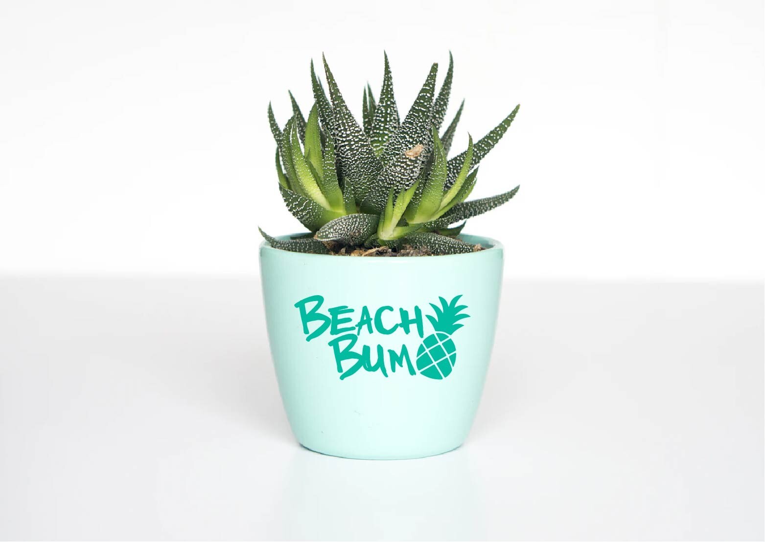 Beach Bum Pineapple Life Decal Sticker Tropical Salt Ocean Window Sticker Car