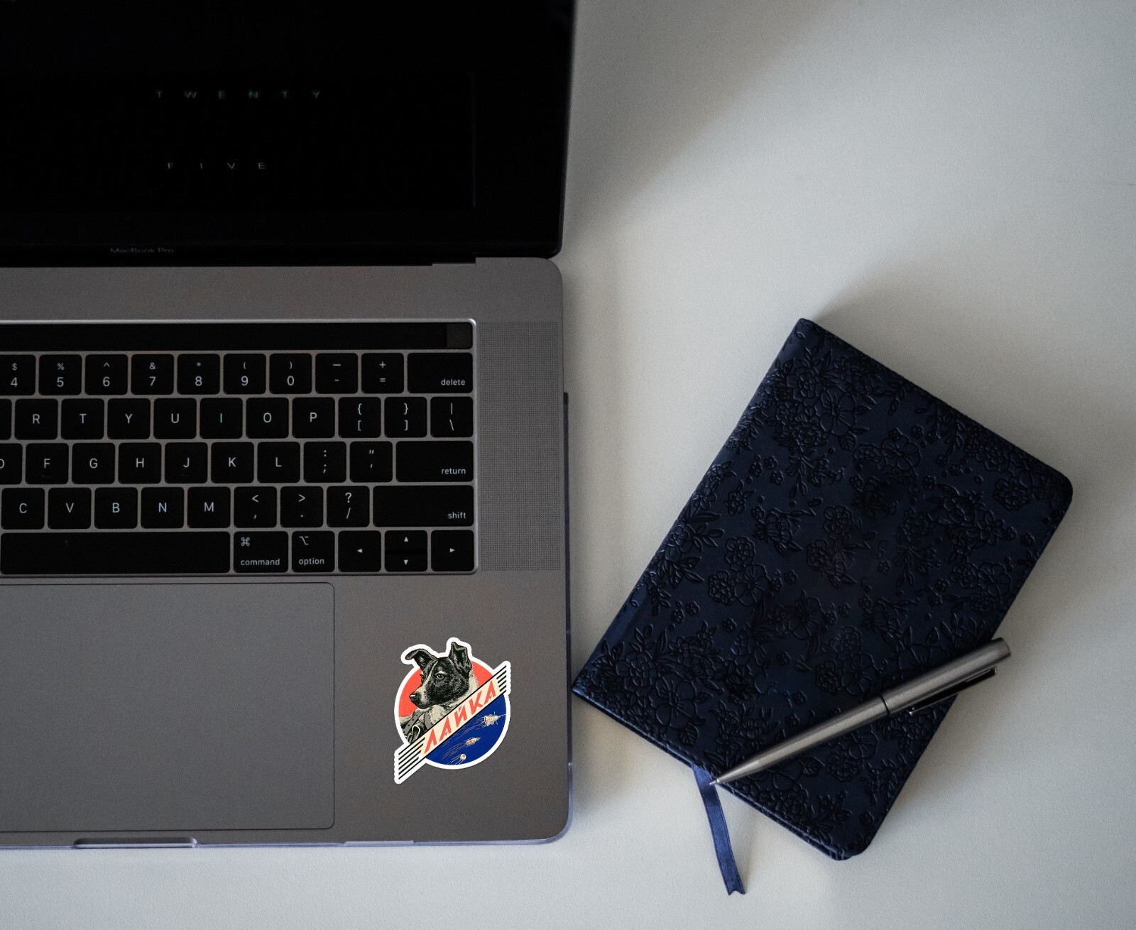 Soviet vintage space print — Sticker sheet, sticker pack, macbook skin