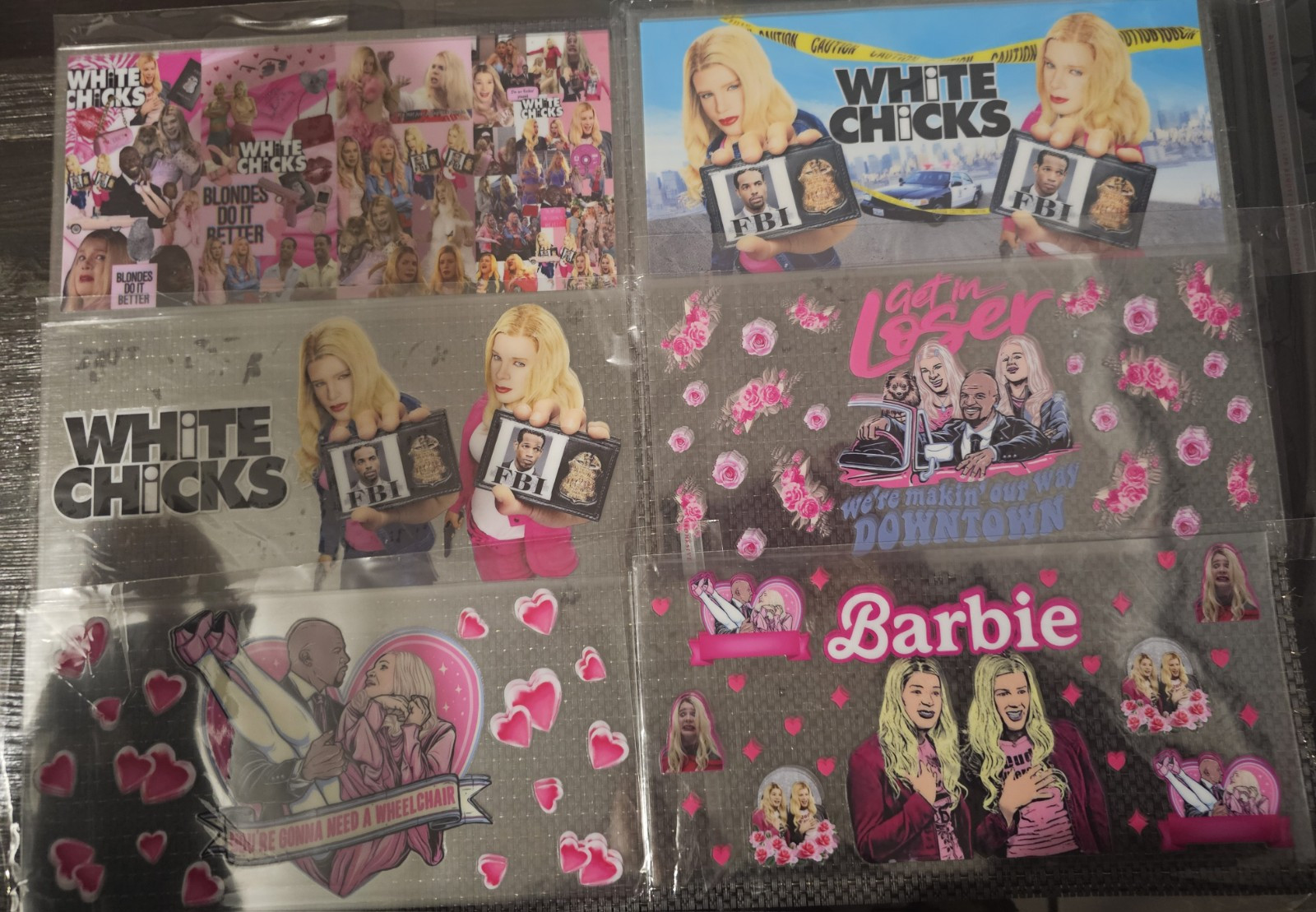 White Chicks Uv Dtf Wraps