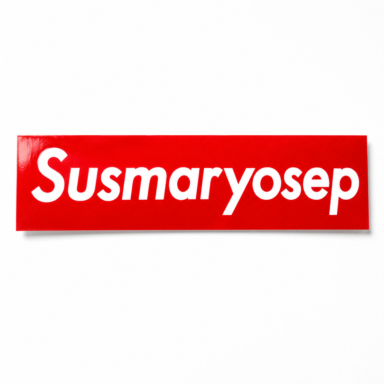 Susmaryosep! 8×2 Rectangular Glossy Vinyl Sticker | The Supreme Pinoy Expression
