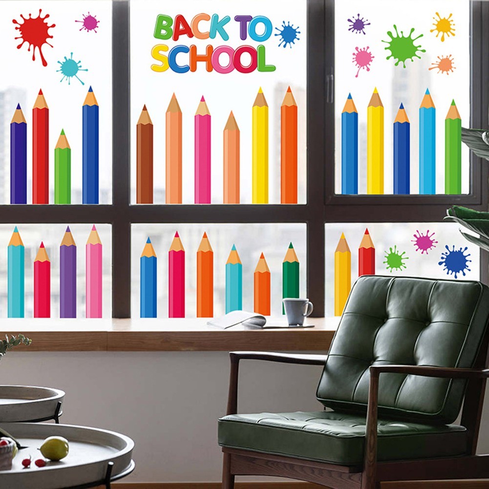 Back To School Decor Colorful Classroom Decor Bright Colors Decorative Stickers