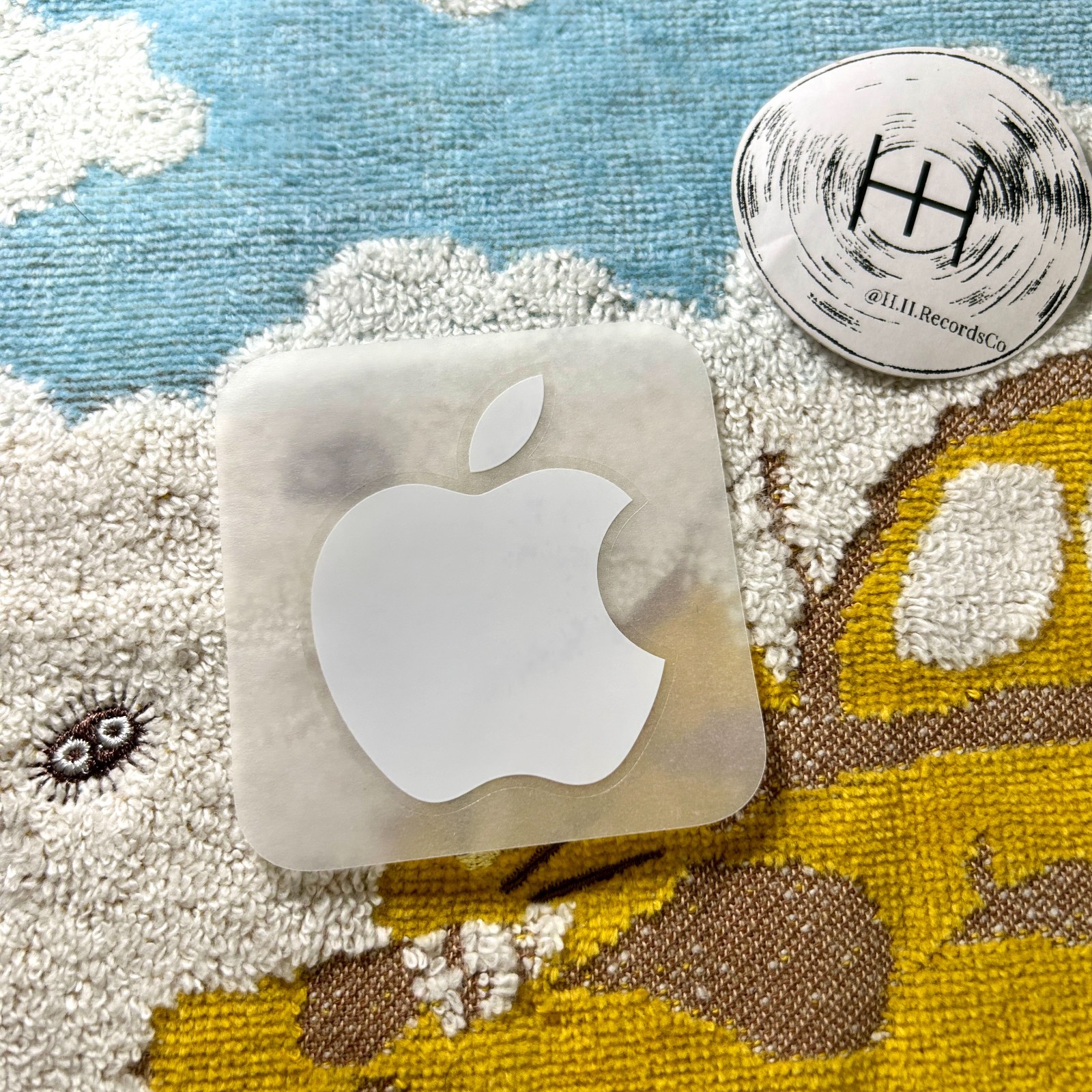 Apple Official Logo Sticker Laptop Decal 2" White OEM Original