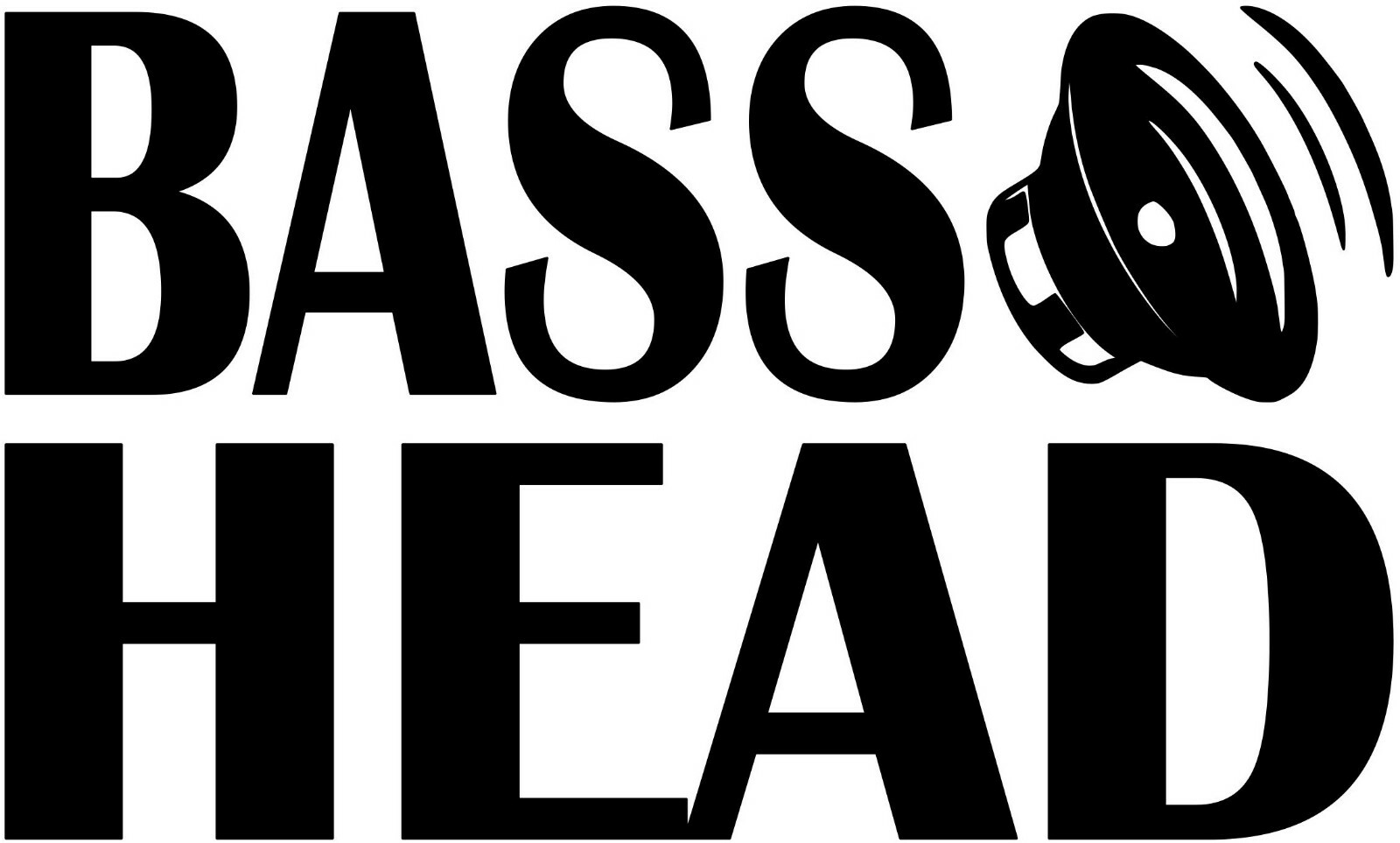 BASS HEAD -V3- Vinyl Decal Sticker – EDM Music Speaker Basshead Headbang