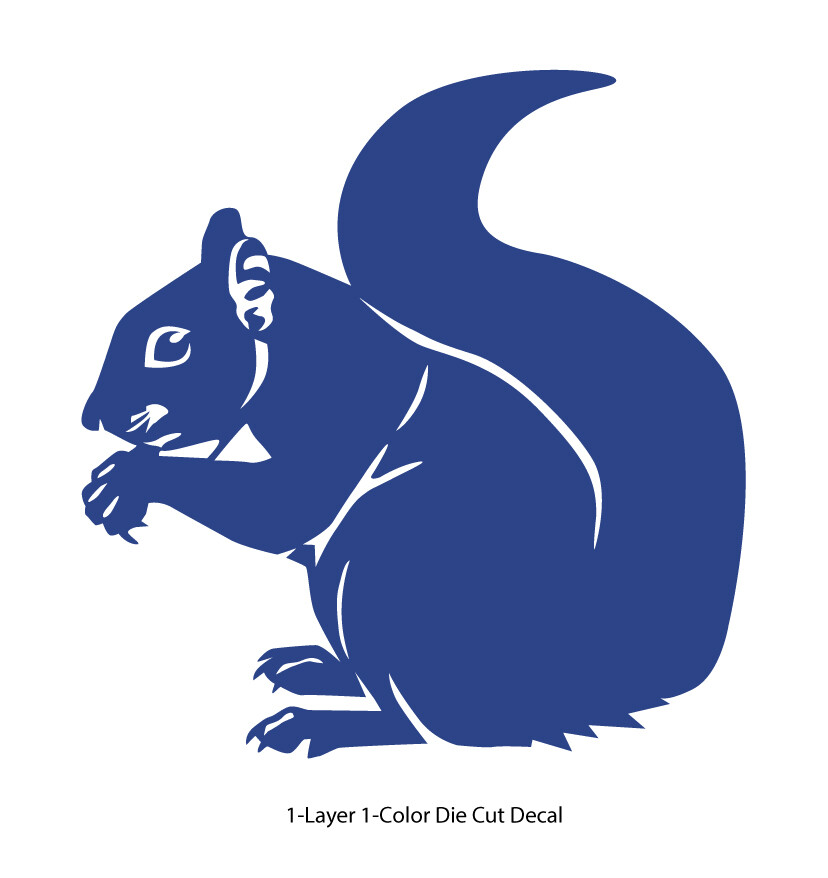 Animals – Wild Life – Tree Squirrel 2 Laptop, Car, Bumper, Door Decal Sticker