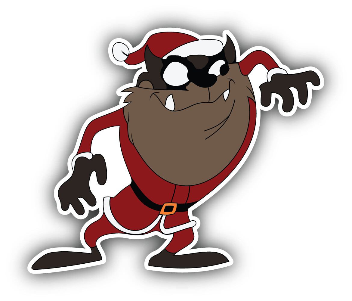Looney Tunes Tasmanian Devil Cartoon Sticker Bumper Decal – "SIZES"