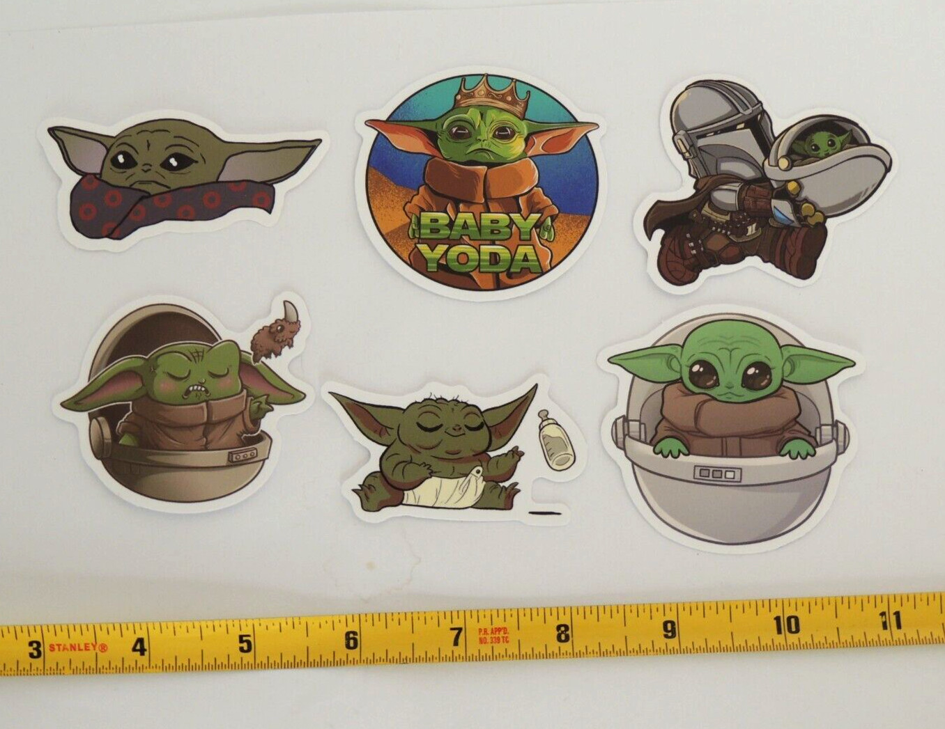 Baby Yoda Sticker Lot Grogu Mandalorian Star Wars Cute!