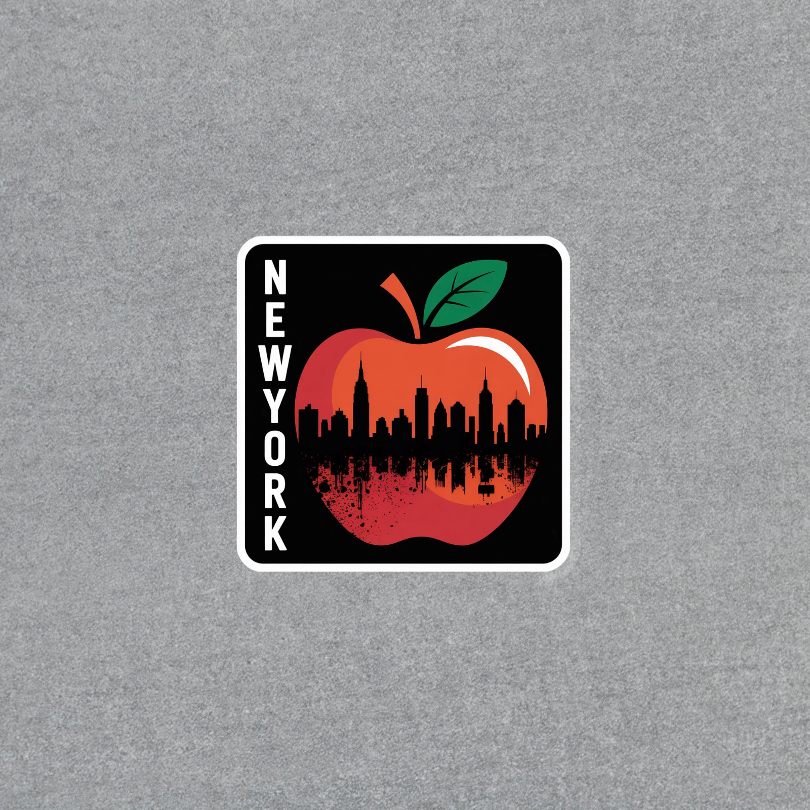 Big Apple Urban Skyline Sticker Decal Art for Travelers & City Lovers #7029
