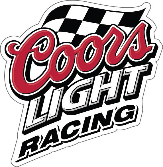COORS LIGHT RACING Sticker Decal *DIFFERENT SIZES* Beer Car Bumper Window Wall