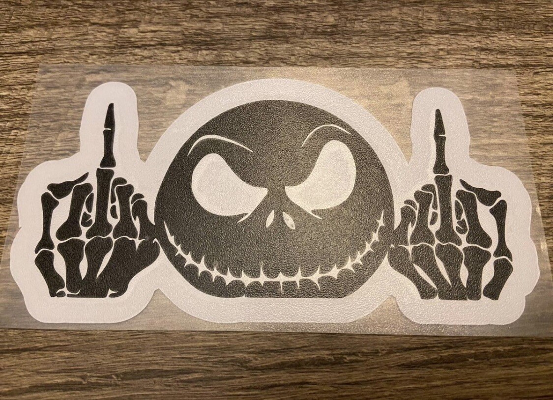Nightmare Before Christmas Jack Decal