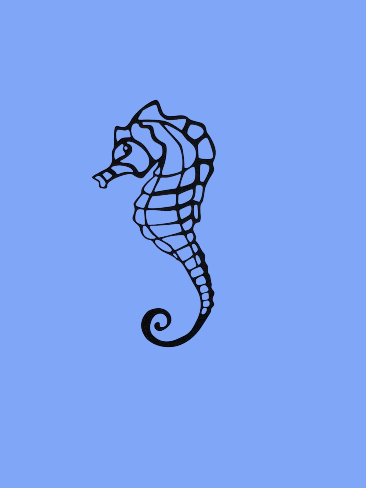 SEAHORSE Tropical Ocean Vinyl Decal Car Jeep Truck Bumper Wall Home