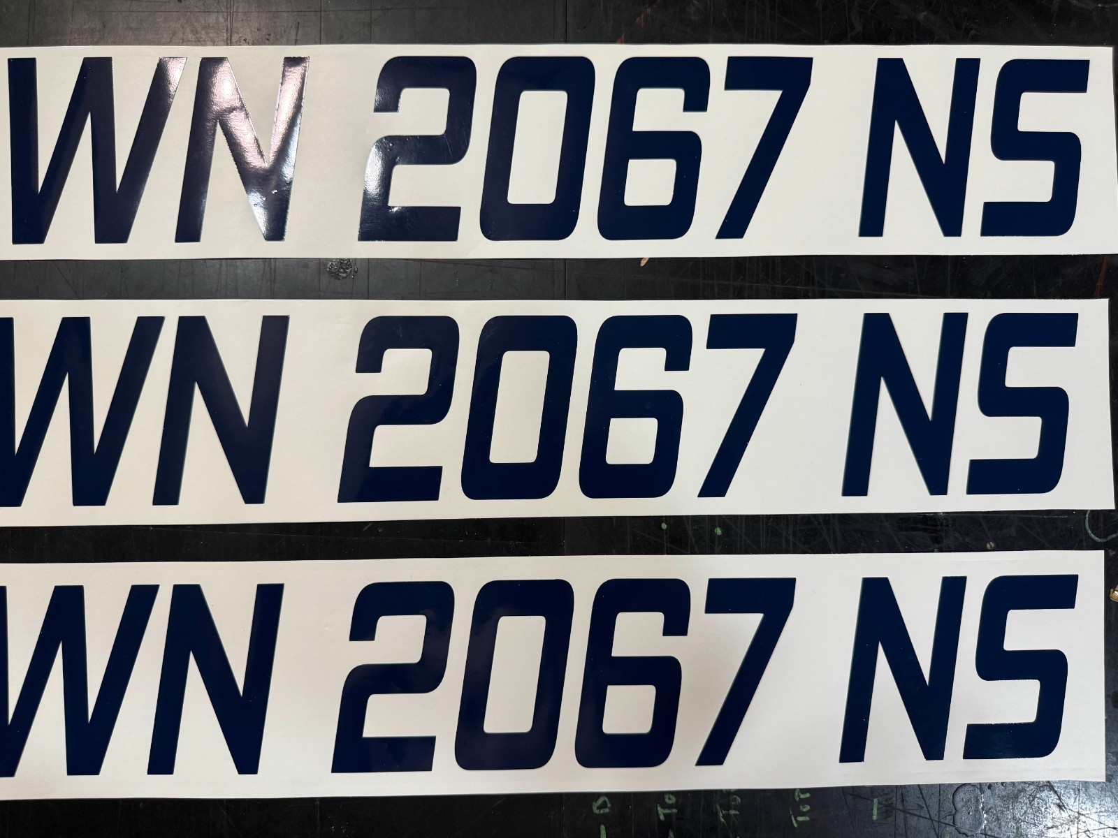 Custom Boat Registration Numbers Vinyl Decal PAIR 3in USCG Compliant Kit