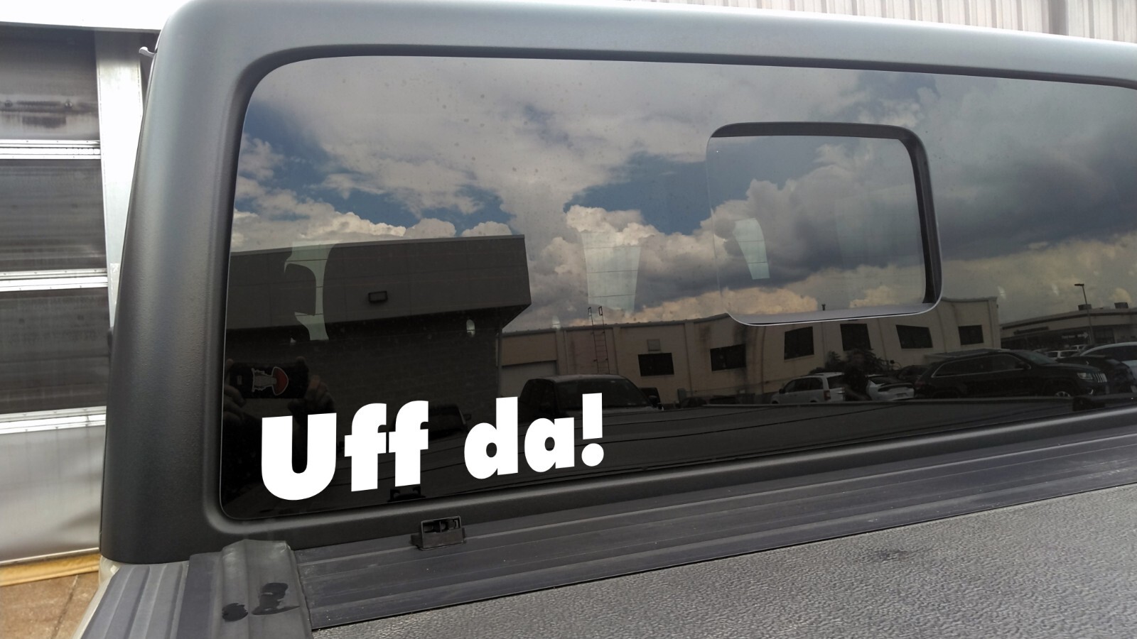 Uff Da! Vinyl Decal V3 – Minnesota Wisconsin Michigan Saying Die Cut Sticker