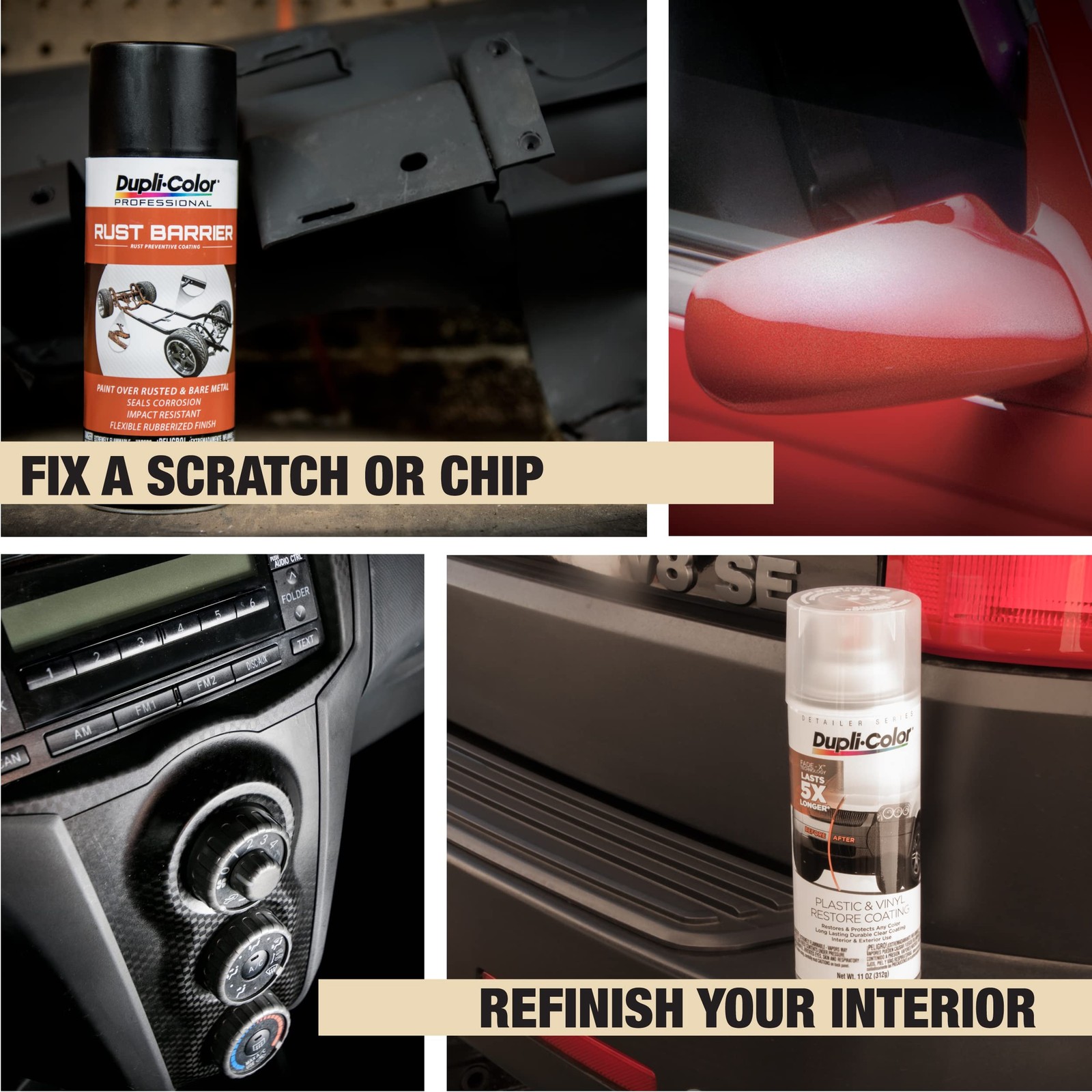 Dupli-Color MC100 Metalcast Automotive Spray Paint – Base Coat Anodized Coating