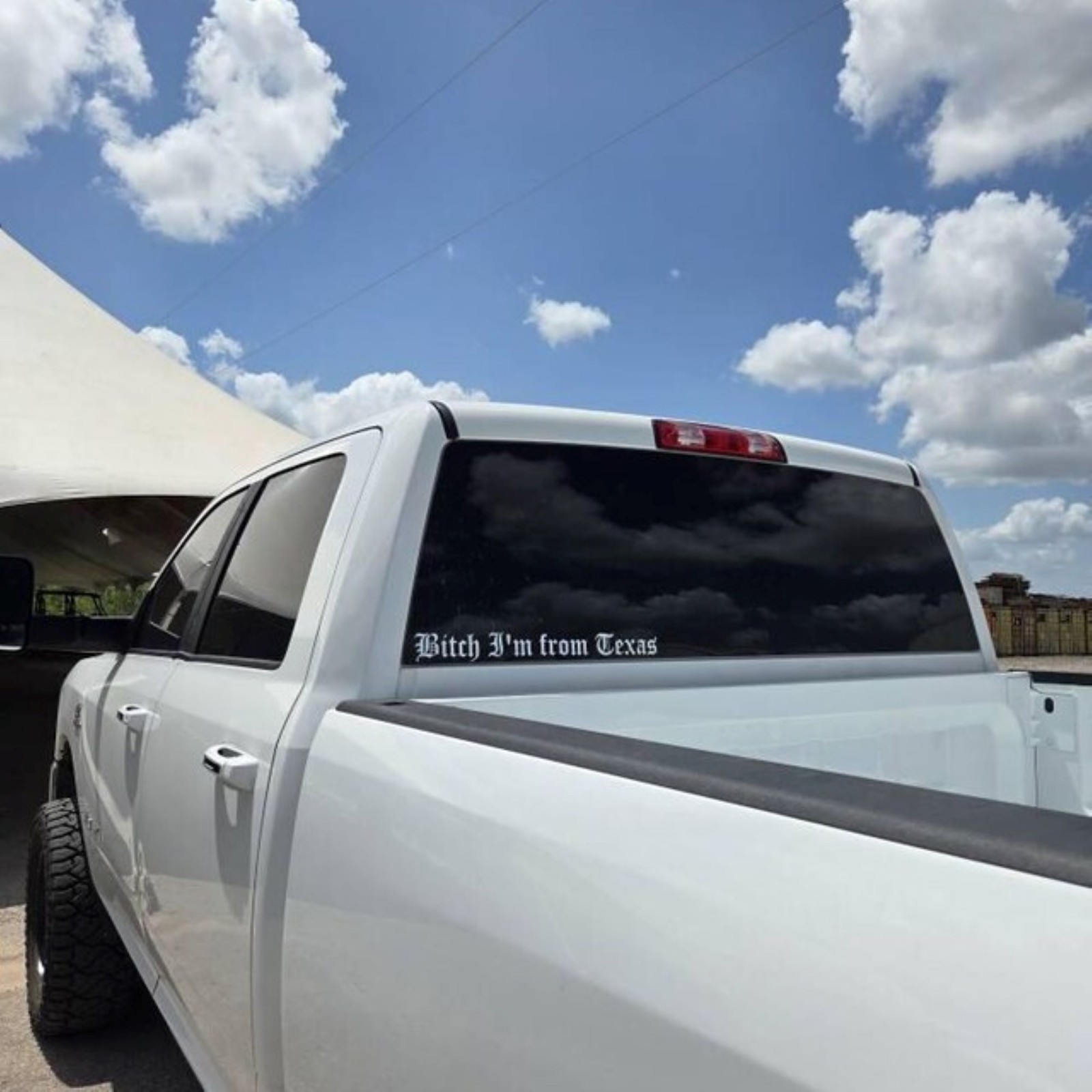 Custom Truck & Car Windshield Vinyl Lettering Decal Tailgate Bumper Text Sticker