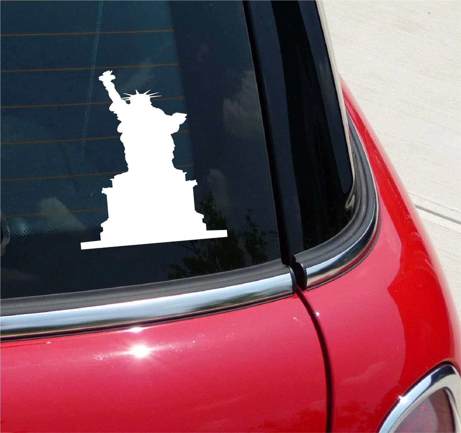 STATUE OF LIBERTY NEW YORK CITY GRAPHIC DECAL STICKER ART CAR WALL DECOR