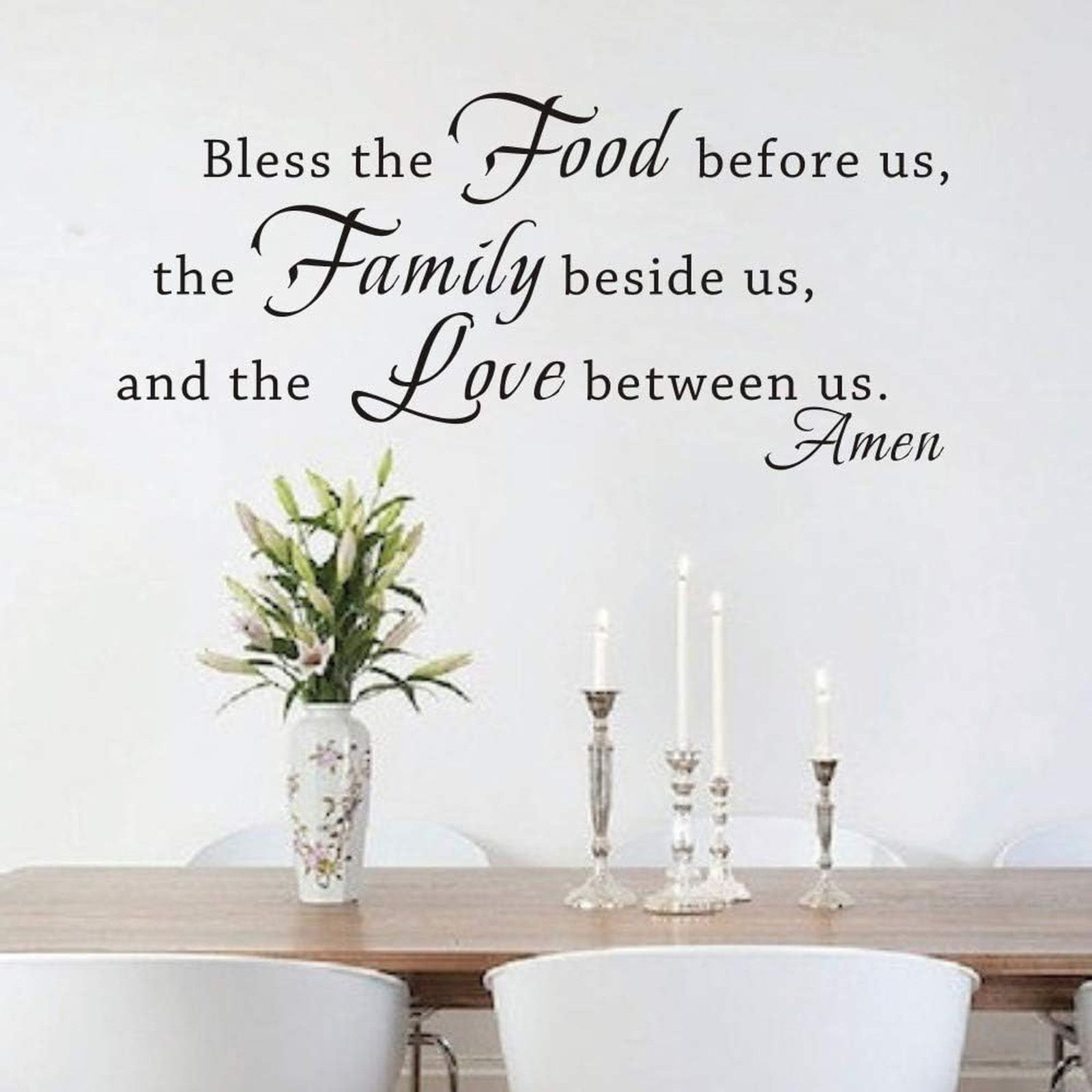 Kitchen Wall Decals Family Wall Decor Vinyl Stickers Dining Room Art Quotes