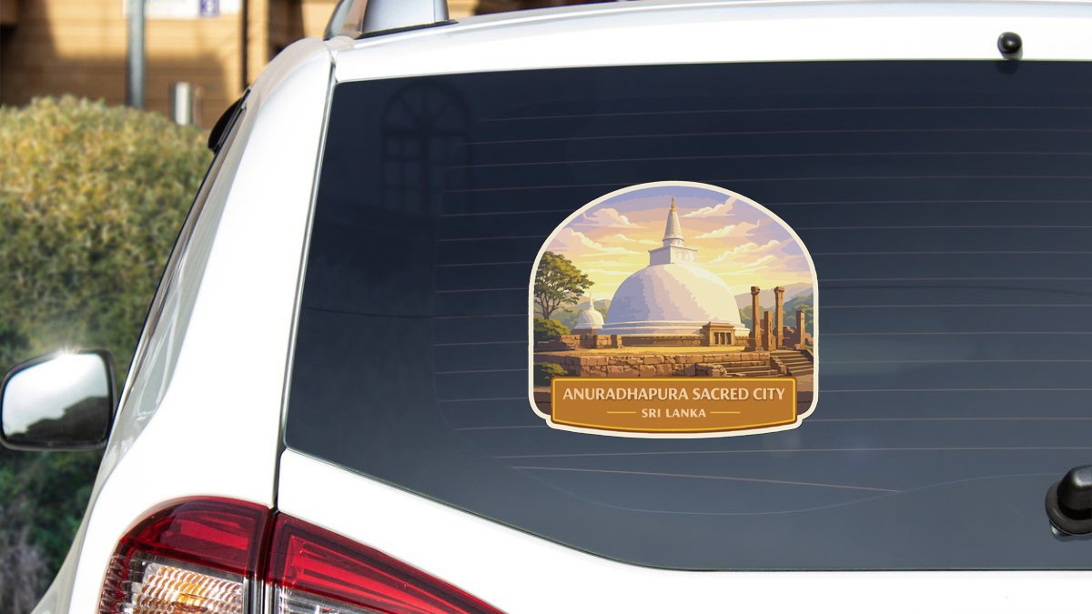 Anuradhapura Sacred City Sri Lanka Sticker Decal Vinyl Die-Cut World Heritage