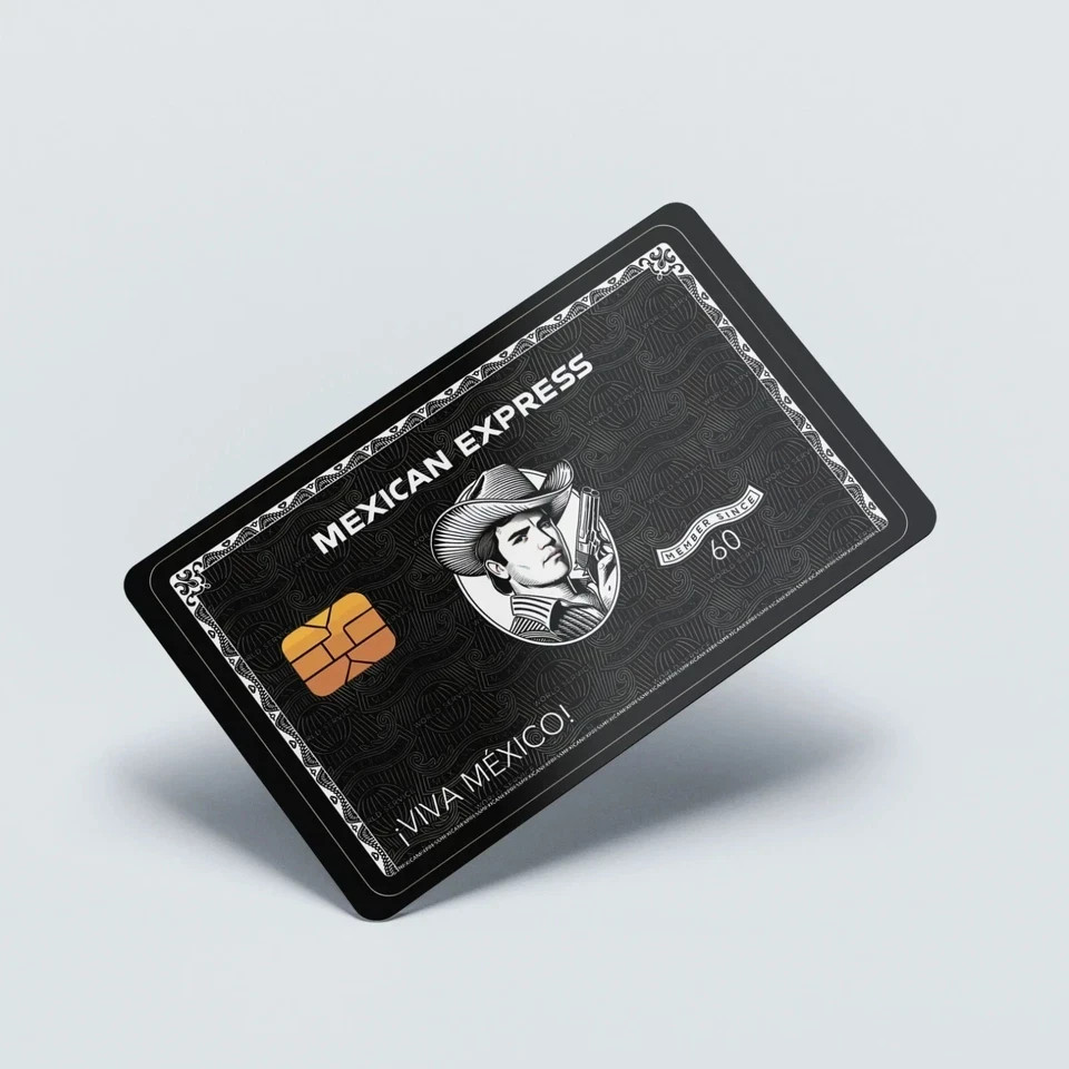 Mexican Express Chalino Credit Card Skin – Debit Card Sticker Decal Cover
