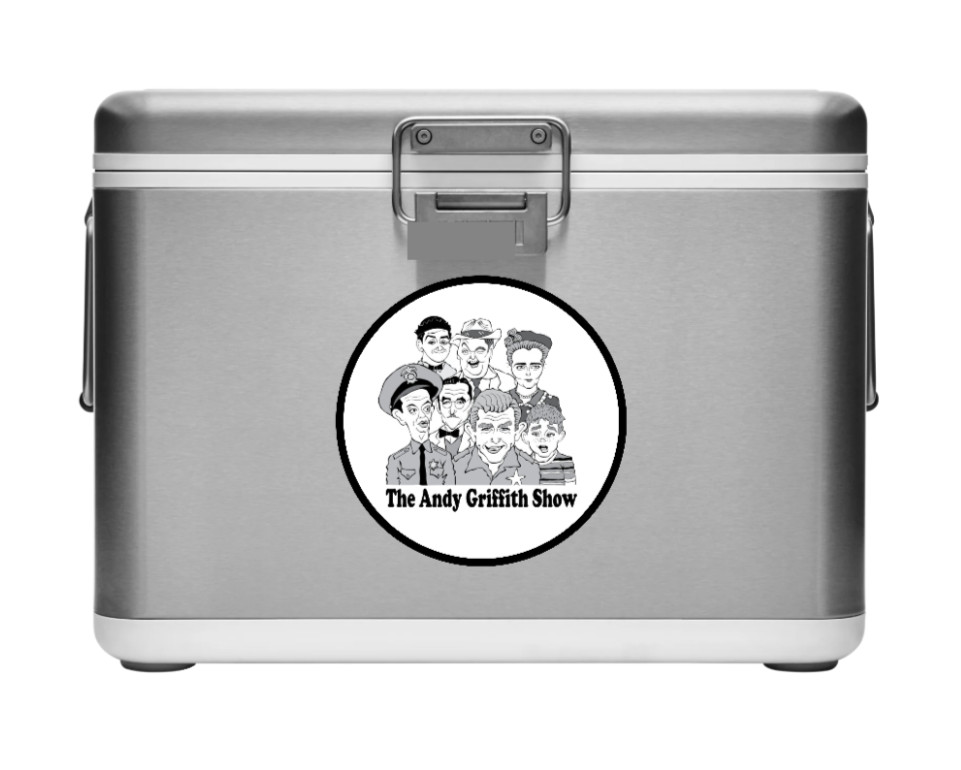 Andy Griffith Show -Caricatures – 4" Vinyl Decal Car Cooler Laptop Decor Tumbler