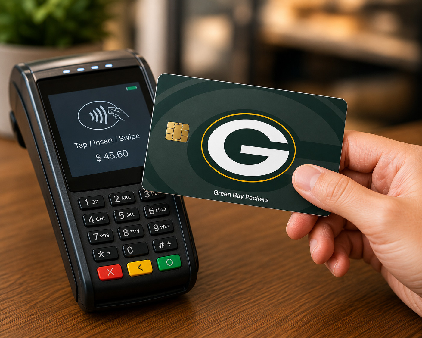 Green Bay Packers Credit Debit Card Skin Decal NFL Football Vinyl Sticker Sports