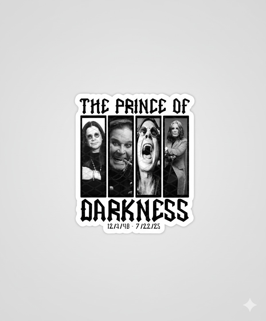 Ozzy Osbourne Prince Of Darkness Sticker Decal PICK ONE