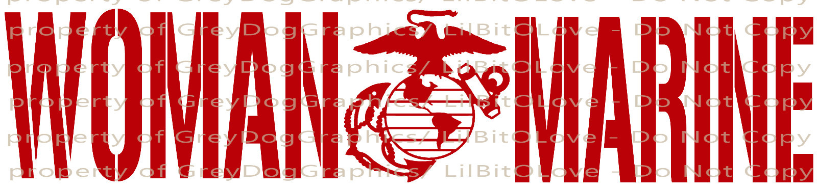 Woman Marine Vinyl Decal – United States Marine Corps USMC Sticker Auto Military
