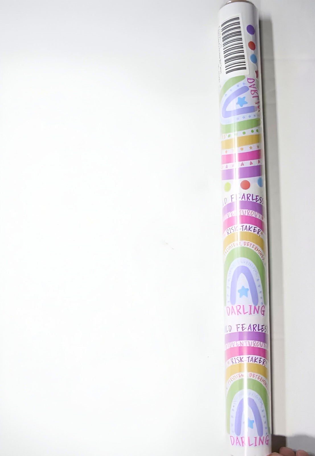 Large Rainbow Inspirational Wall Decal Quote – Positive Colorful Peel & Stick