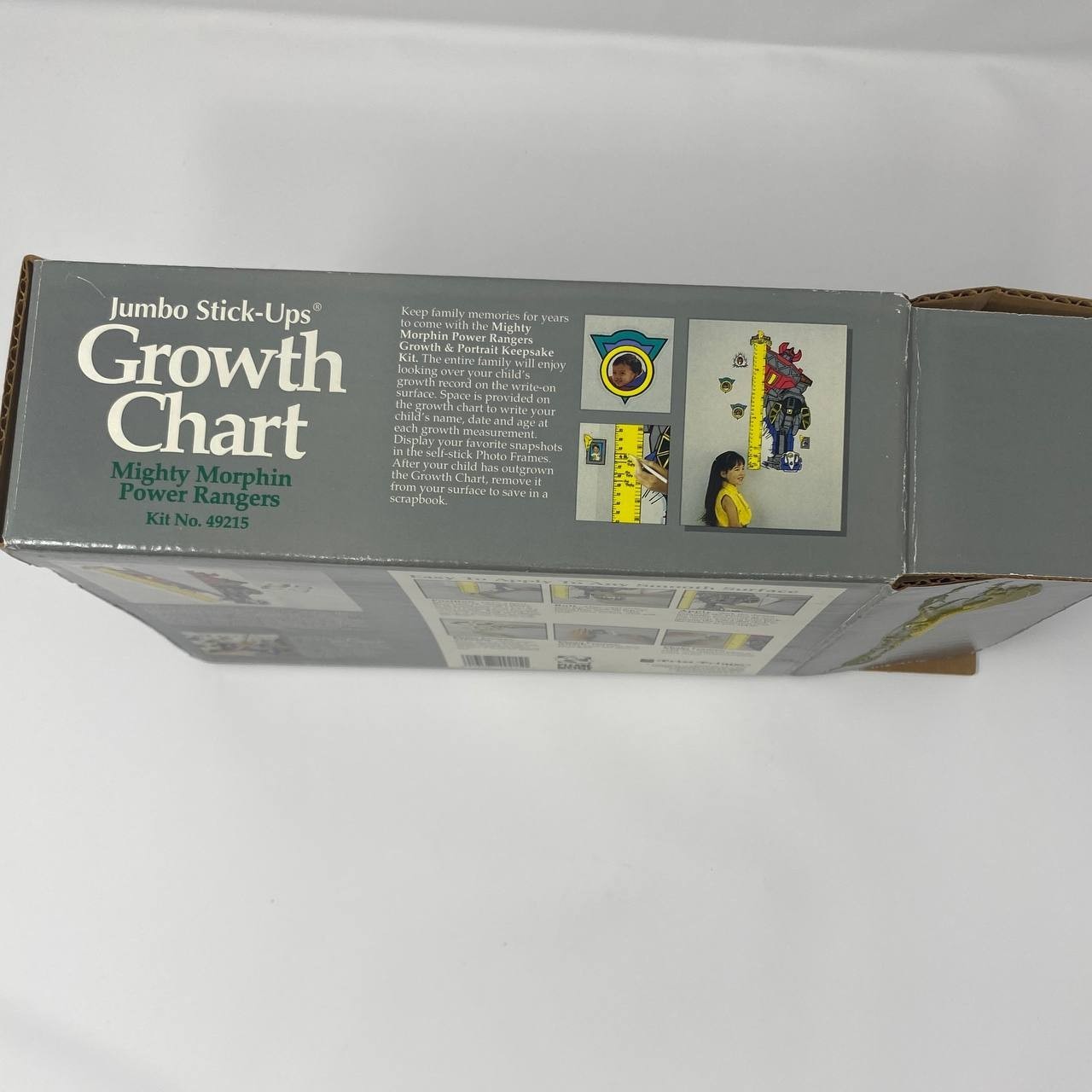 RARE VINTAGE – 1994 MIGHTY MORPHING POWER RANGERS JUMBO STICK-UPS GROWTH CHART
