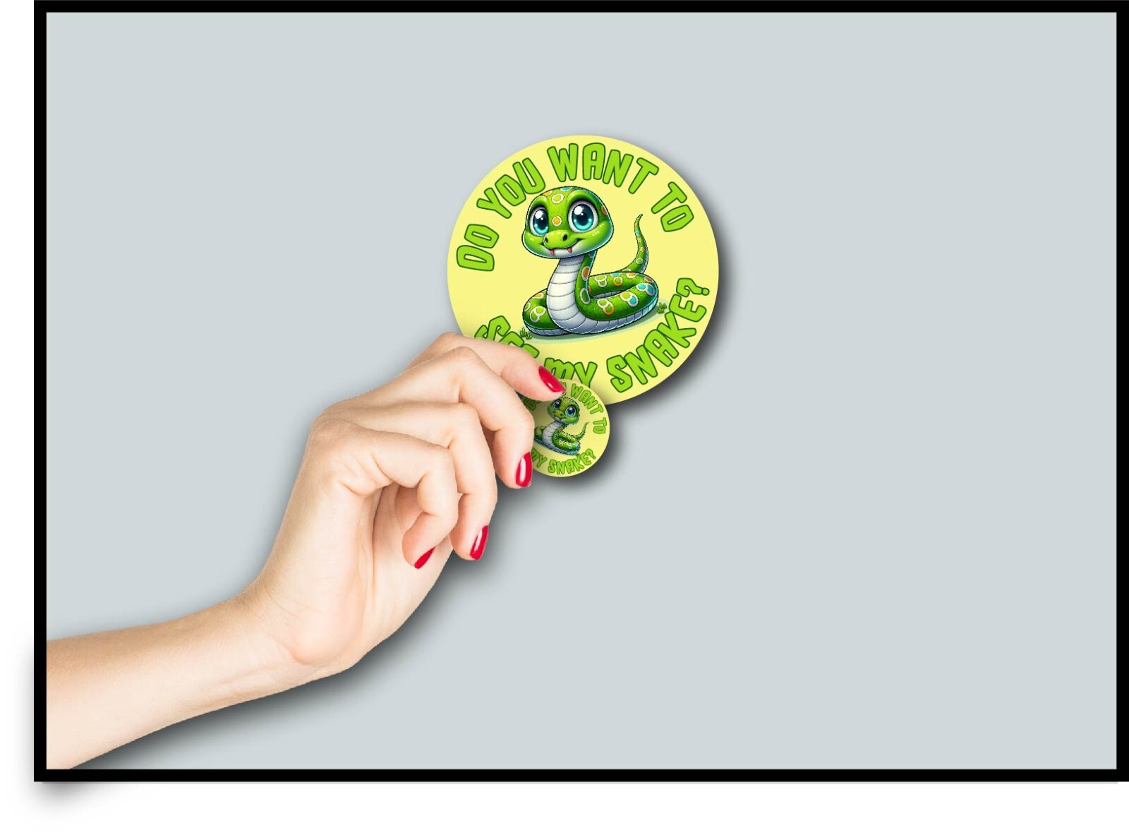 Snake Decal Sticker Do You Want To See My Snake Boa Ball Python Corn Retic Nope