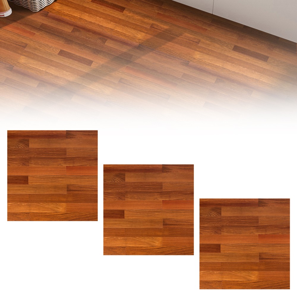 Self Adhesive Vinyl Floor Tiles Imitation Wooden Wallpaper Floor Peel Stick Floo