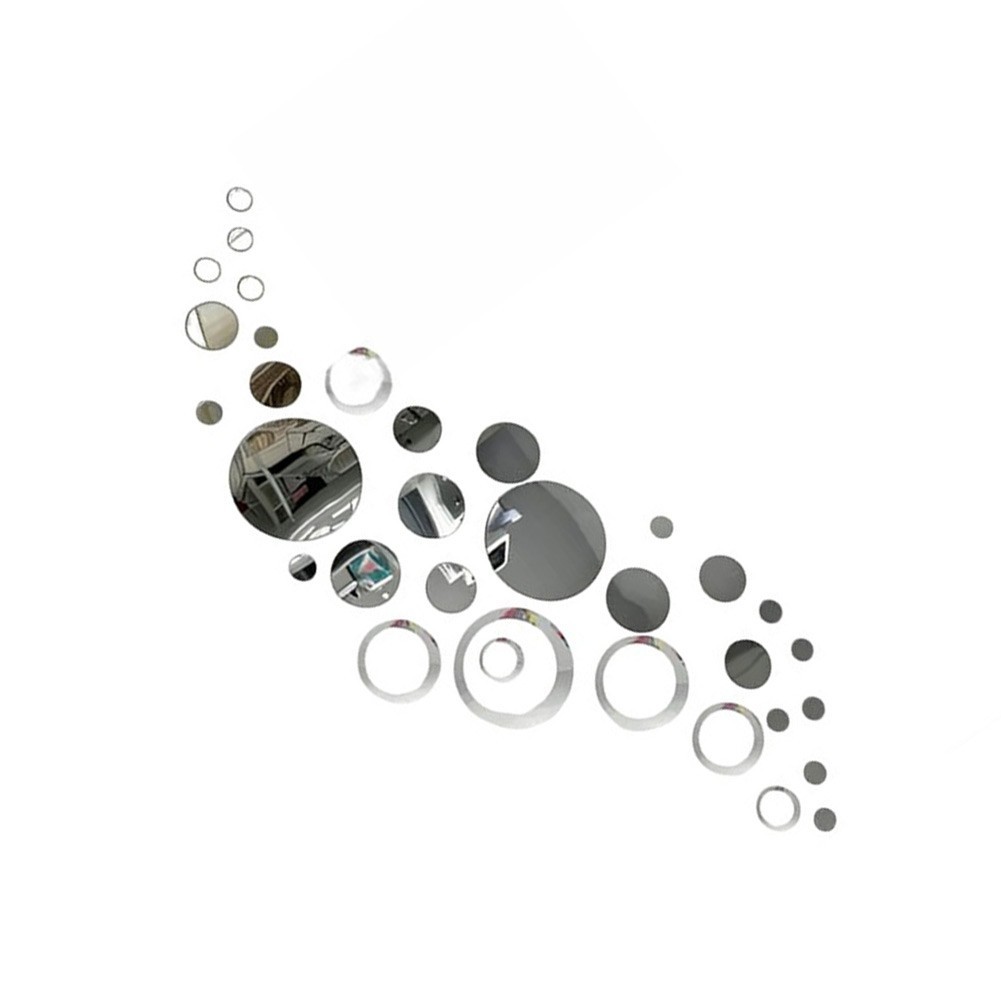Self-Sticking Acrylic Mirror Wall Decor for Contemporary Room Enhancement