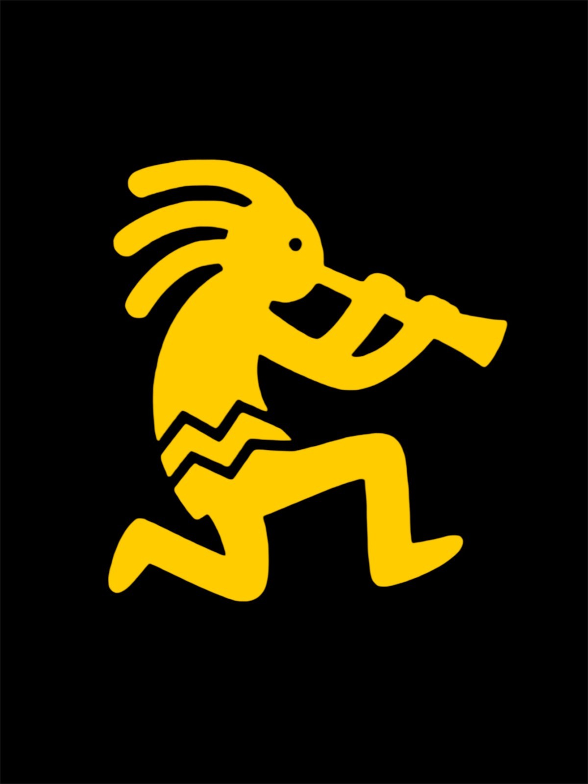 KOKOPELLI TRUMPET #2 Decal for car Windows Laptops Any Smooth Surface