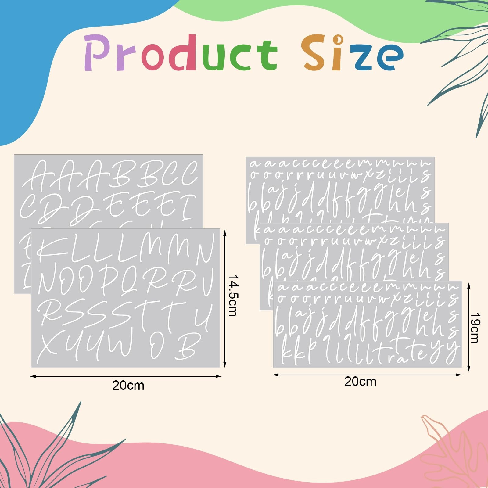 5 Sheets Custom Name Letter Stickers for Cups Waterproof UV DTF Cup Wraps Per…