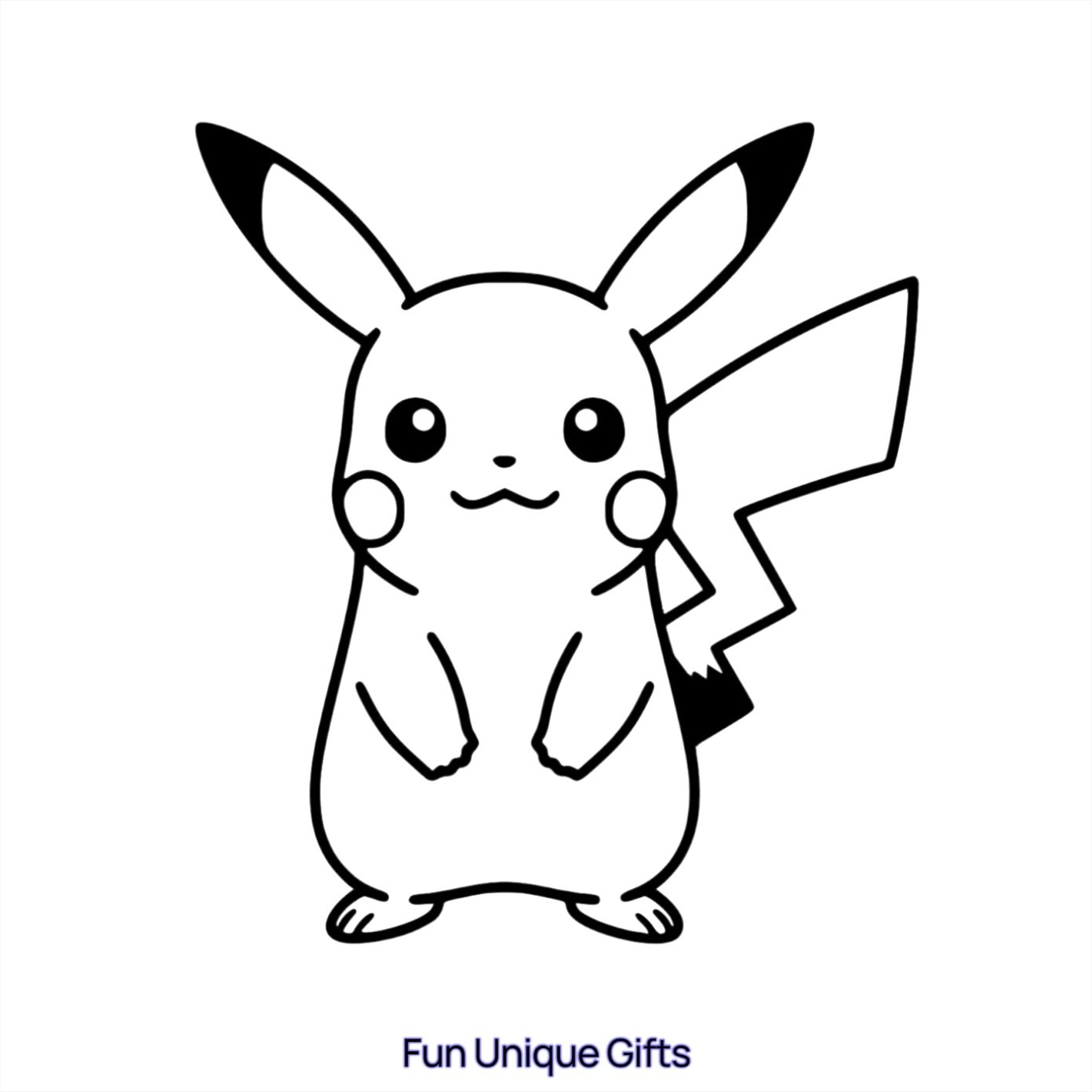 Pokemon Pikachu Vinyl Decal Sticker -Multiple Colors & Sizes- SHIPS FREE!