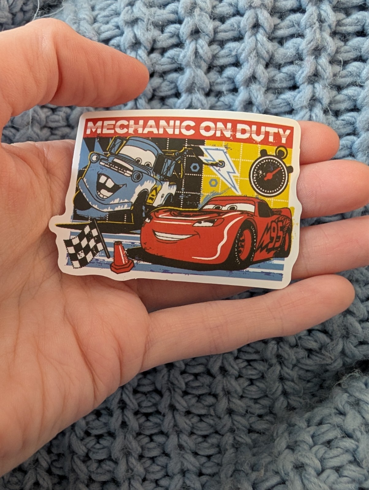 Cars, Pixar, Sticker, Disney, Lightning McQueen, Mater, Sally, Doc Hudson