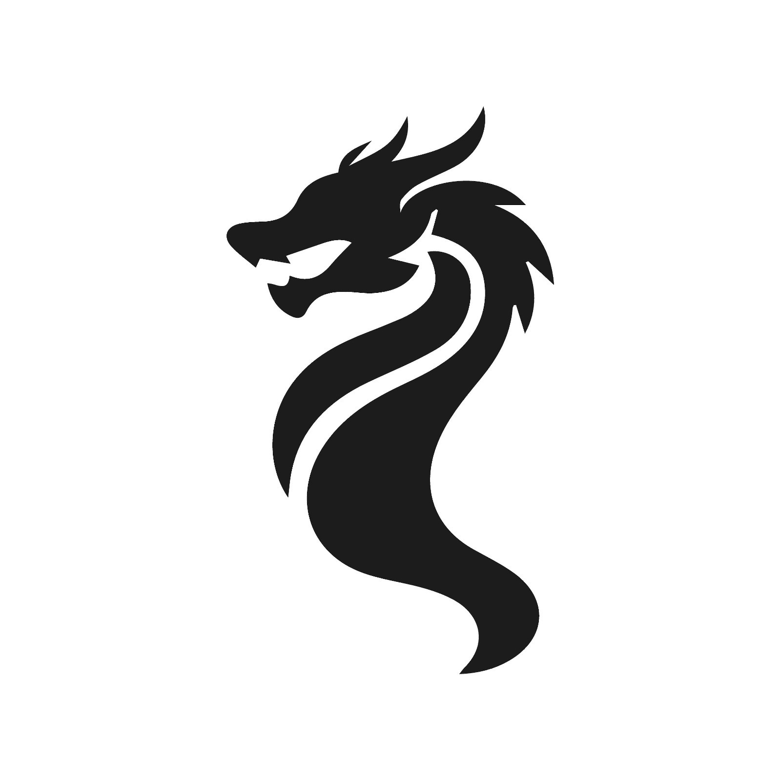 Dragon Zodiac Spirit Chinese Astrology Vinyl Decal Sticker Horoscope Symbol