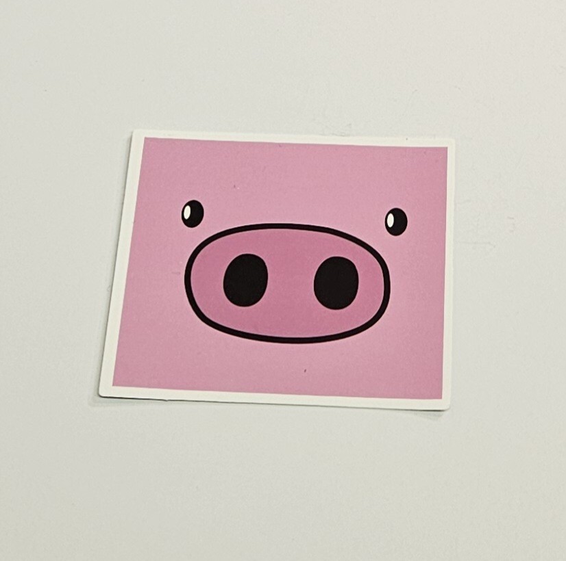 Miscellaneous Pig From Angry Birds Waterproof Sticker Decal Motif