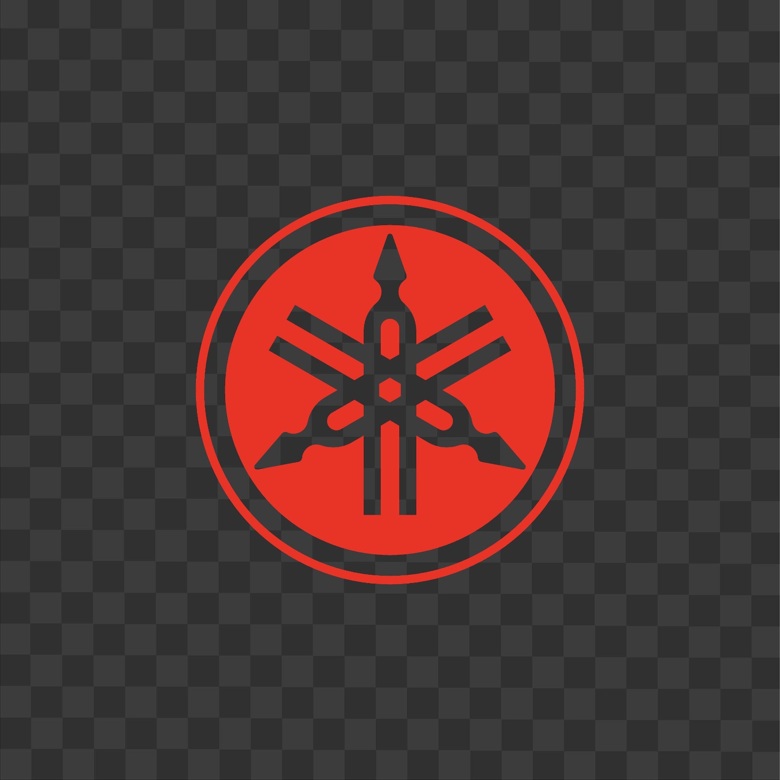 Yamaha Tuning Fork Logo Vinyl Decal Window Bumper Sticker Off Road 4×4 / JetSki