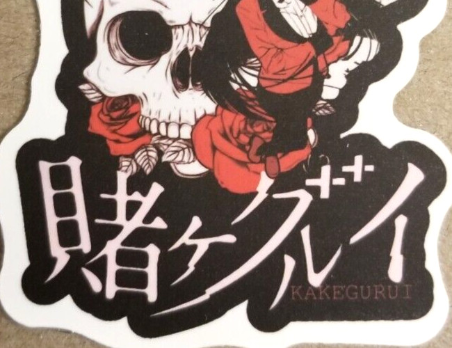 Casino Girl Sticker Skull Blackjack Poker Black Jack Cards Halloween Anime Manga