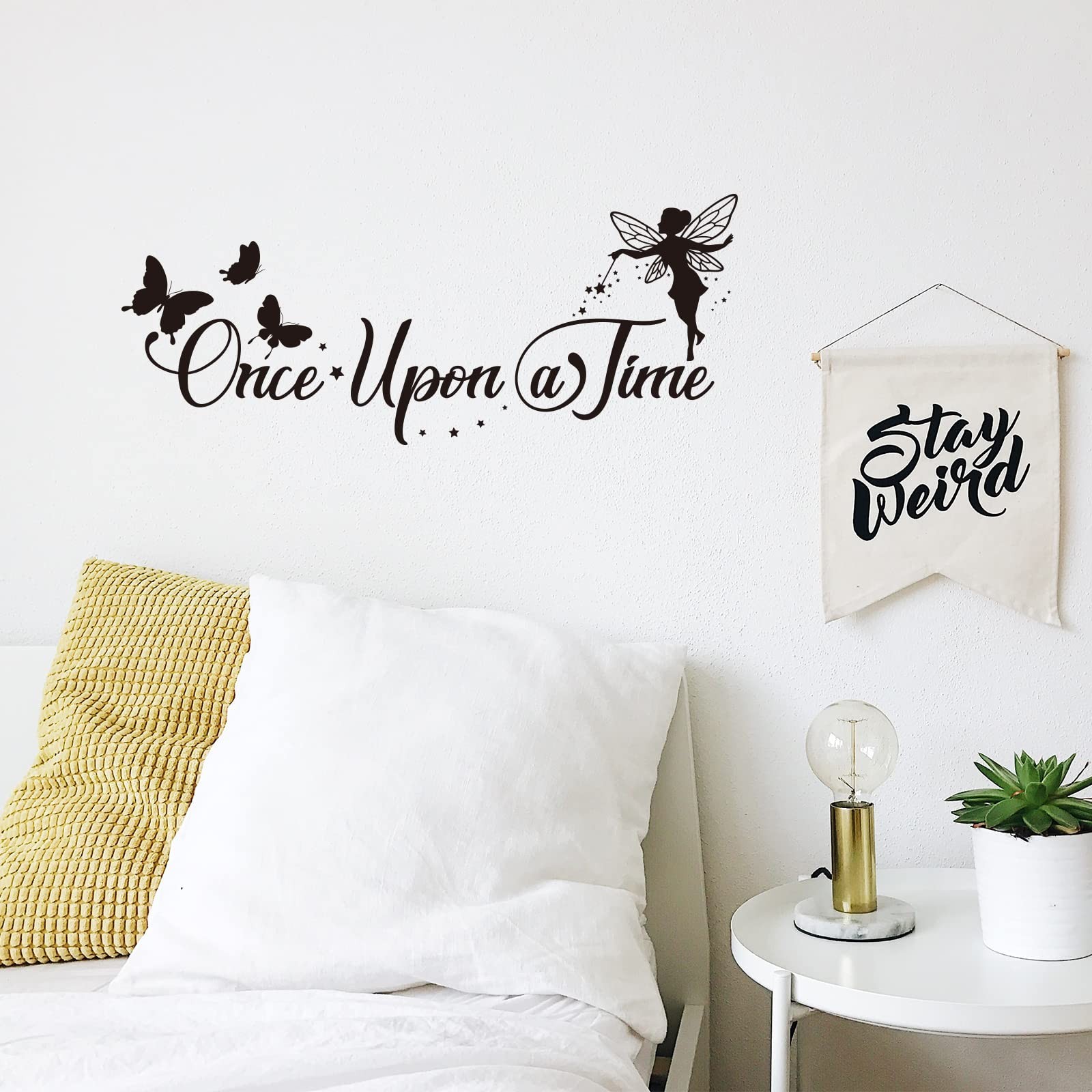 Fairy Tales Wall Sticker Once Upon a Time Wall Decals Peel and Stick Vinyl Ar…