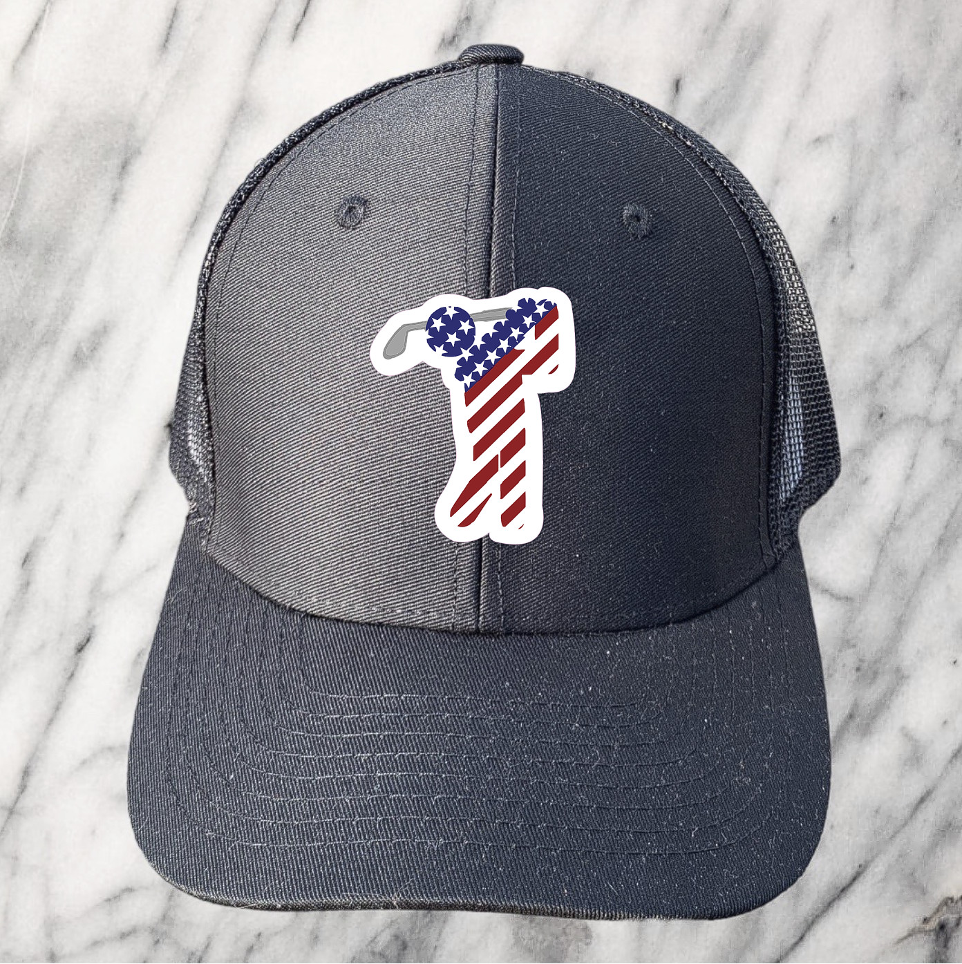 Golf Sticker USA Flag America Waterproof – Buy Any 4 For $1.75 Each Storewide!