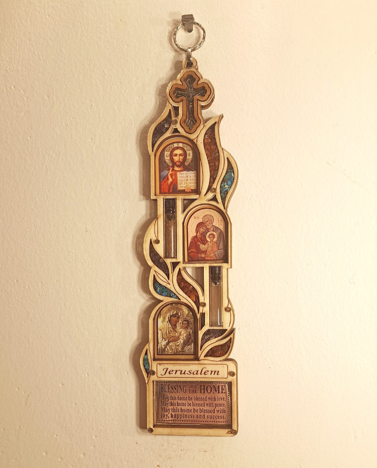 wall decor, Religious Orthodox Church, Blessing For The Home, Made In Jerusalem.