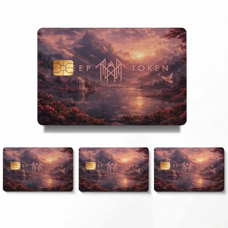 Sleep Token Inspired Card Skin, Premium Vinyl Sticker for Debit Credit Card Gift