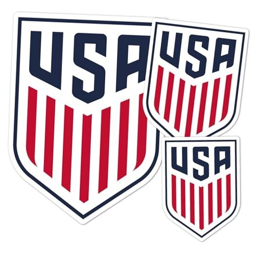 US Soccer Sticker USMNT United States Men's National Team Decal Vinyl Laptop