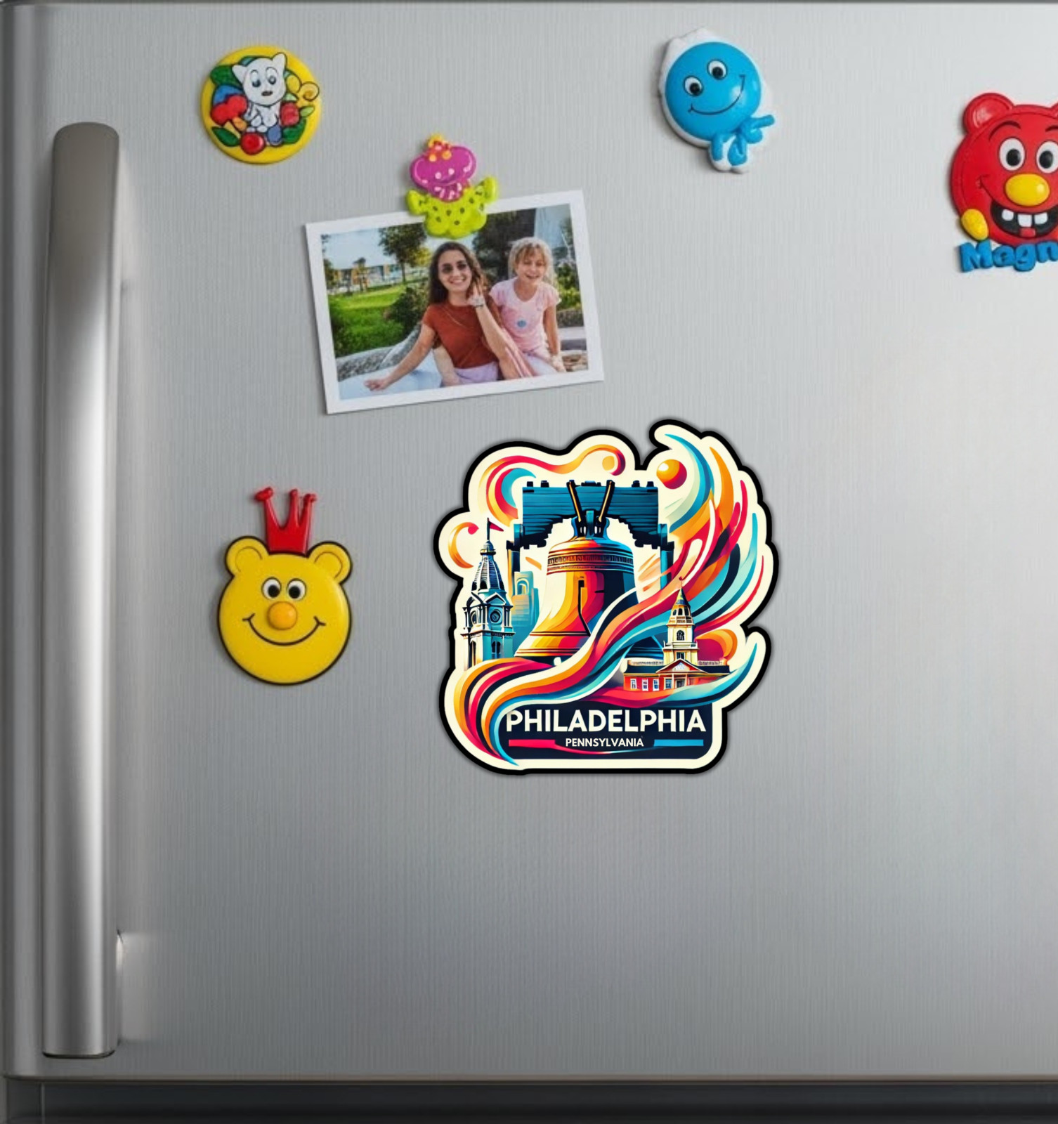 Philadelphia Philly Pennsylvania Fridge Magnet or Laptop Sticker