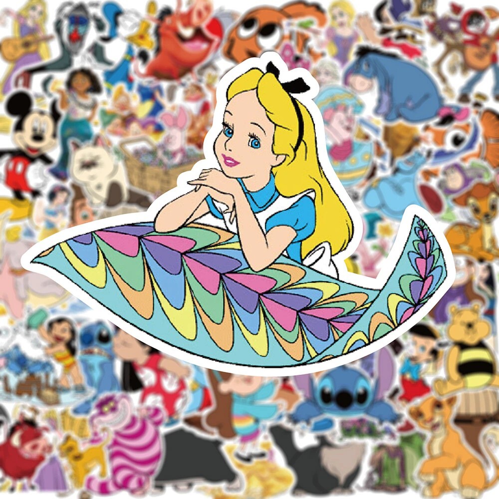 Calcomanías de Personajes de Disney Exclusivas