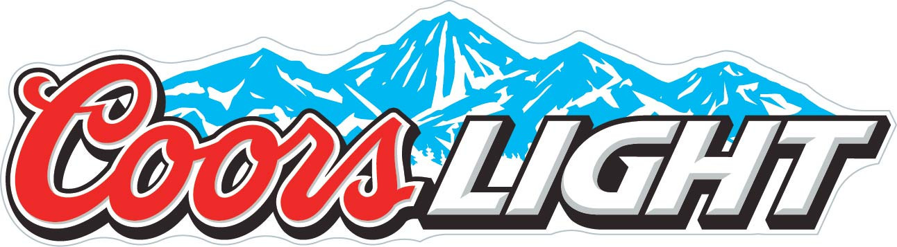 COORS LIGHT Sticker Decal *DIFFERENT SIZES* Beer Car Bumper Bar Window Wall